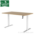 CONTUO 2024 STYLE MODERNE ALIMENTABLE Table d&#39;ordinateur de bureau debout électrique pour le bureau